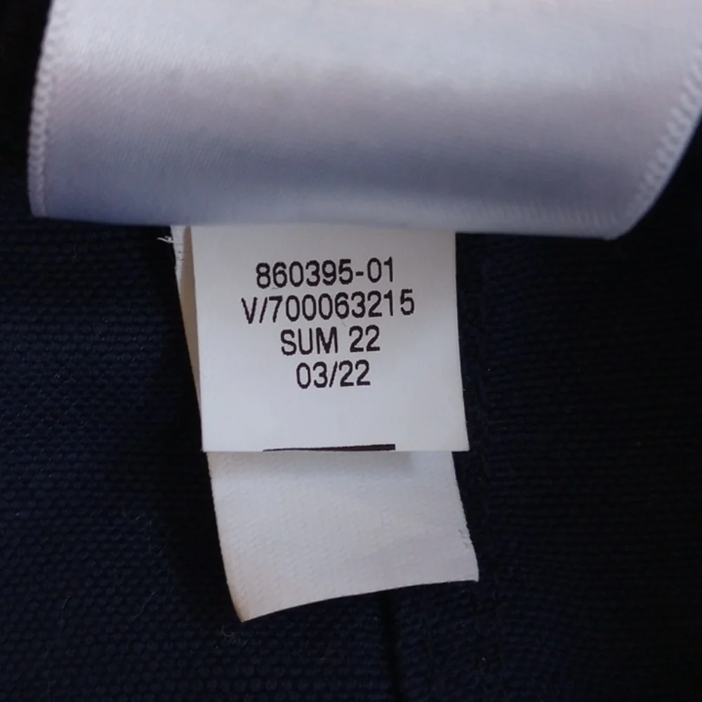 NWOT Cotton Linen The Paperbag Pant 14 Cropped Hyper Navy Banana Republic